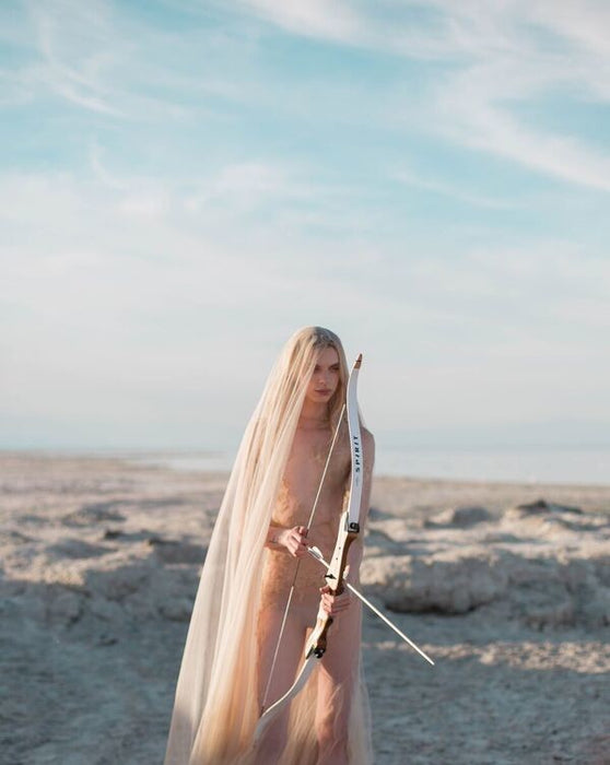 SAS Spirit 62" Youth Take Down Recurve Bow Wooden Maple 22lbs Left Hand - Used