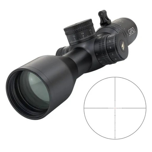 German Precision Optics Centuri Compact 4-16x44mm 30mm Rifle Scope - Black