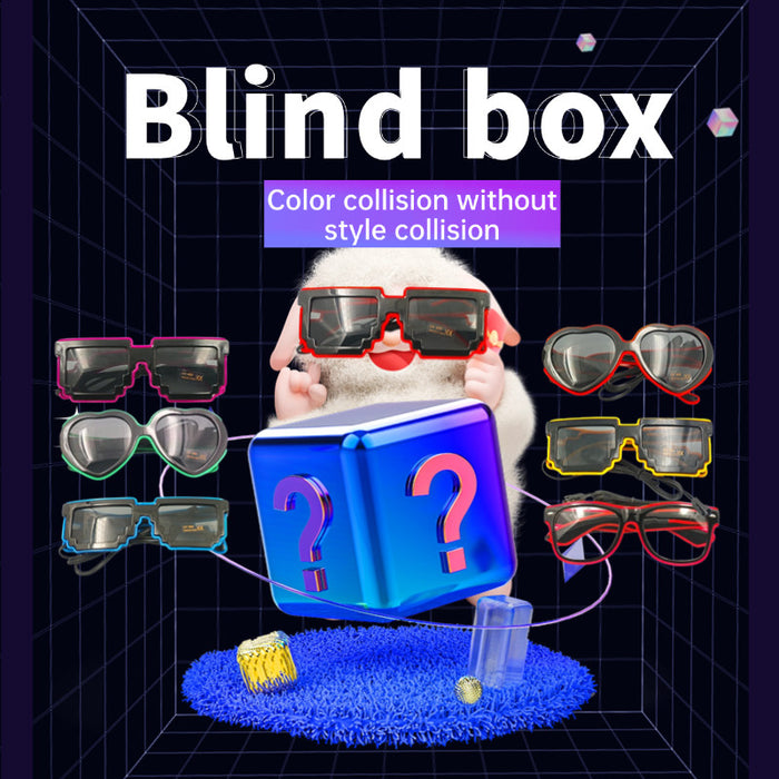 Luminous Glasses for Party Glow at Night Concert Cold Light Disco EDC - 3/Pack