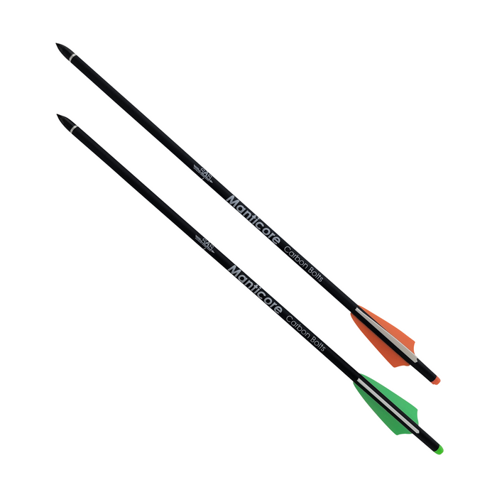 SAS 15" Manticore Carbon Bolts for Hunting Recurve Crossbow 6/Pack - Open Box