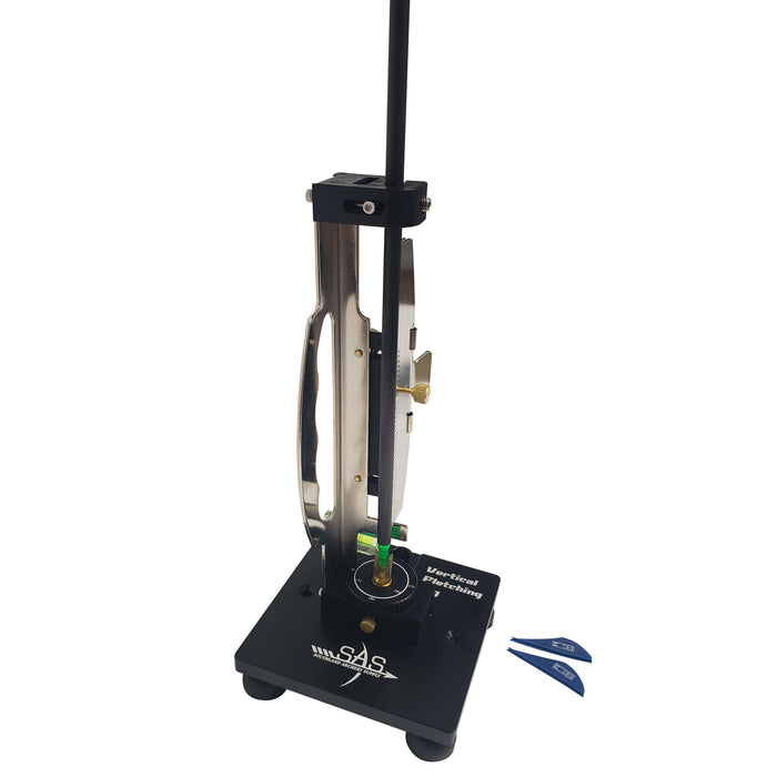 SAS Fletching Jigs Vertical With Straight Clamp for Arrow Vanes Feathers - Used