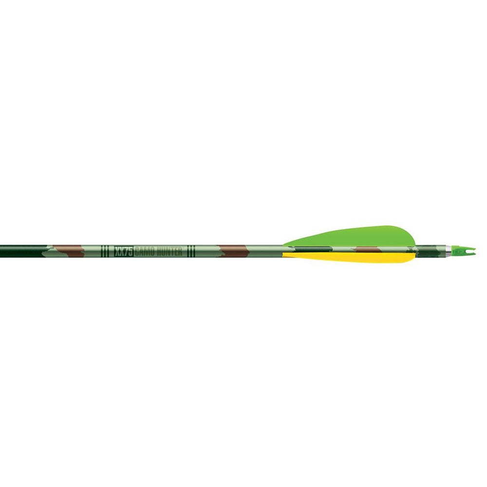 Easton XX75 Camo Hunter Arrow w/ 380 Diamond Vanes Size 2219 6/Pack - Open Box