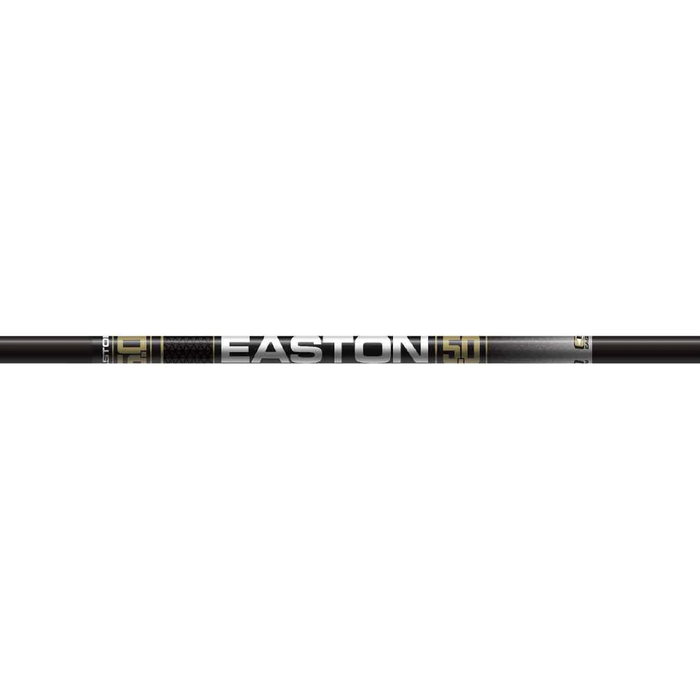Easton Hunting Arrows 5.0 5mm w/ 50 Grain Steel Halfout Size 340 - 12/Pack