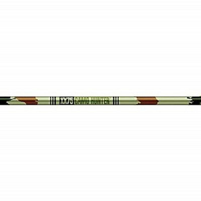 Easton XX75 Camo Hunter 2219 Aluminum Arrow Shafts w/ Nocks and Inserts -12/Pack