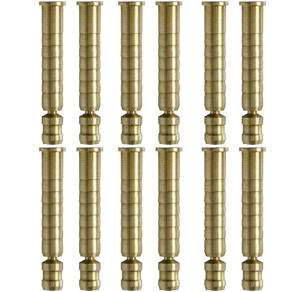 Easton Archery 6.5MM Brass Inserts 50-75gr - 12/Pack