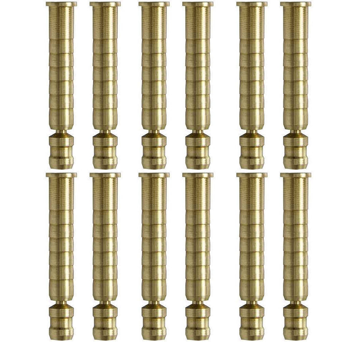 Easton Archery 6.5MM Brass Inserts 50-75gr - 12/Pack