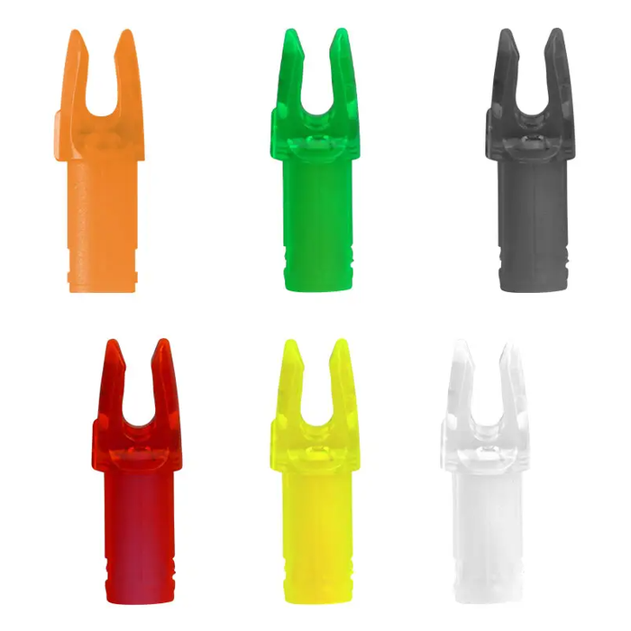 Easton 6.5mm Microlite Nock White/Red/Orange/Smoke - 12/Pack