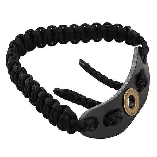 Easton Deluxe Diamond Black Paracord Wide Braid Wrist Sling - Black