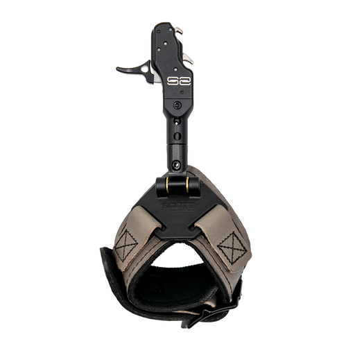 Scott Archery S2 Solid Dual Sear Buckle Strap Bow Release - Black