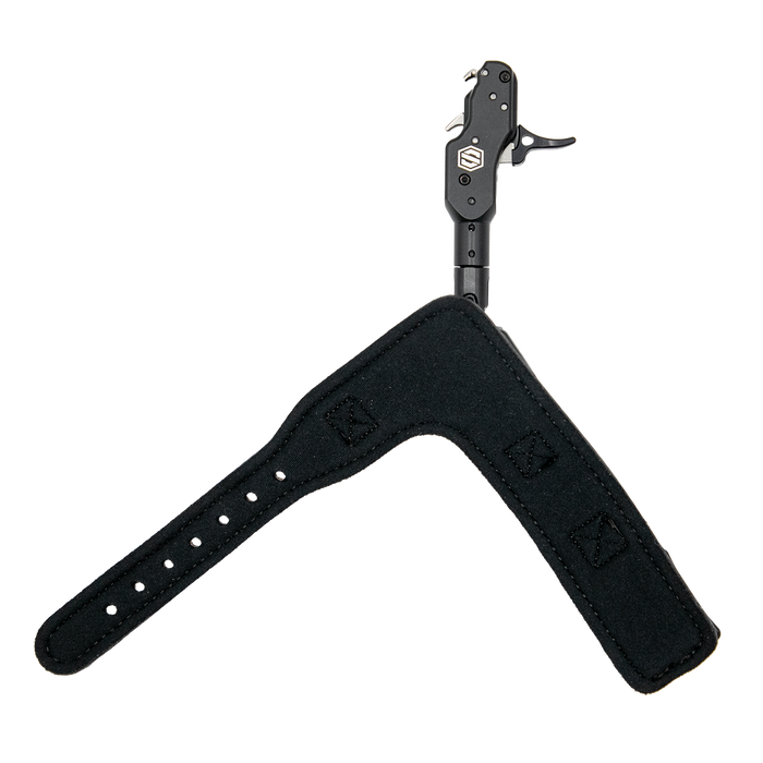 Scott Archery S2 Solid Dual Sear Buckle Strap Bow Release - Black