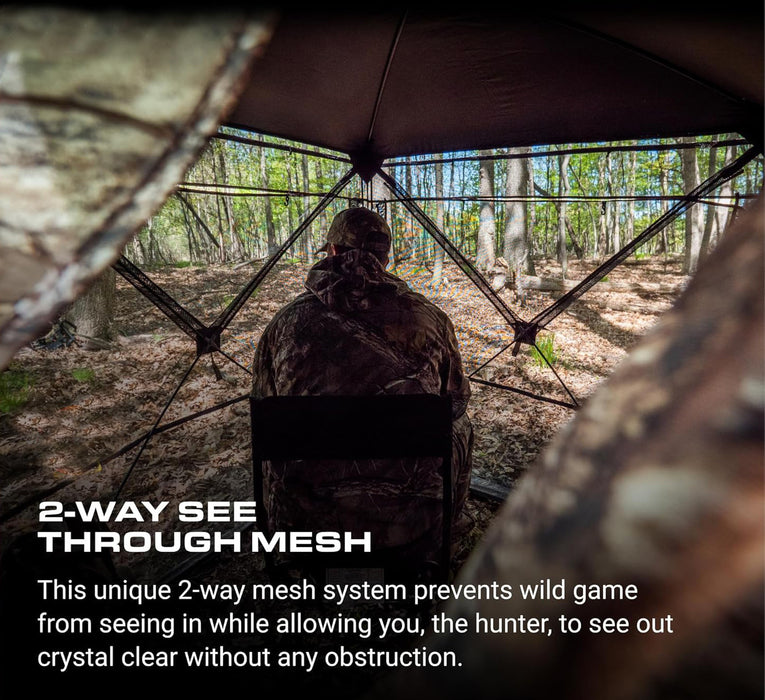 SAS Blinds 180 See Through Blind - Realtree Edge/Mossy Oak Break Up Country