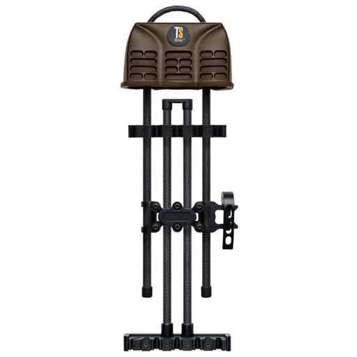 Tightspot Shift Lock 1-Piece Fully Adjustable 5 Arrow Quiver Saddel Tan-Open Box