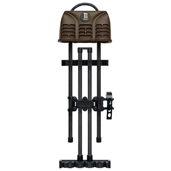 Tightspot Shift Lock 1-Piece Fully Adjustable 5 Arrow Quiver Saddel Tan-Open Box