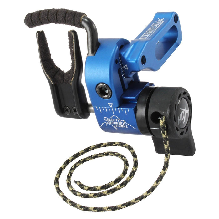 QAD Ultra Rest HDX Arrow Rest Compound Bow Drop Away Blue Right Hand - Used