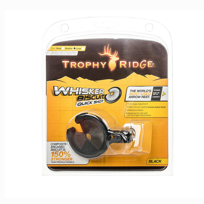 Trophy Ridge Quick Shot Whisker Biscuit Arrow Rest Medium Size - Used