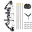 SAS Feud X 30-70 Lbs 19-31" Compound Bow Pro Package Black - Open Box
