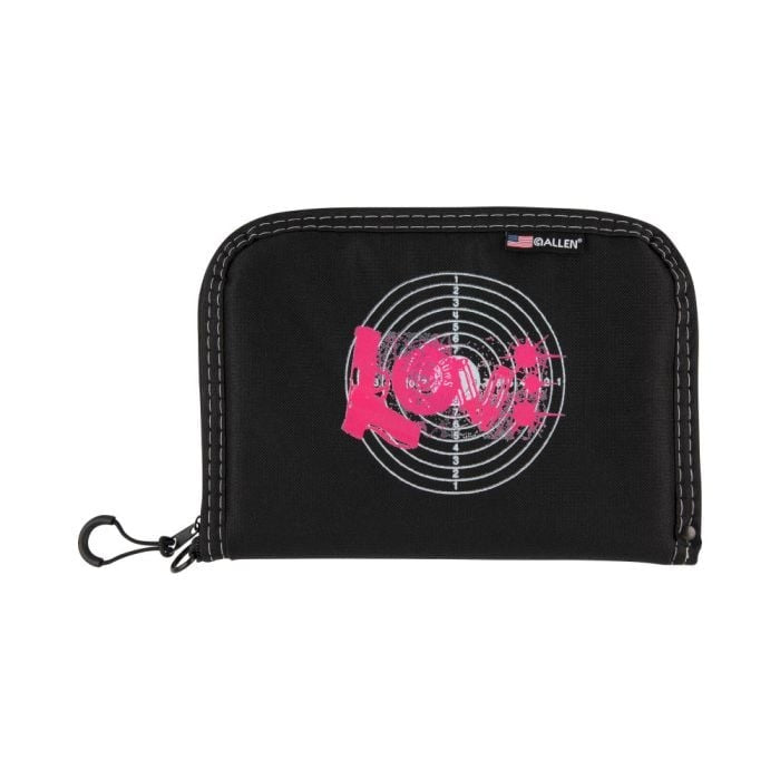 Allen Girls With Guns 10-Inch Lockable LOVE Handgun Case