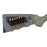 Allen Bridger Next Shot Buttstock Cartridge Carrier - Gray