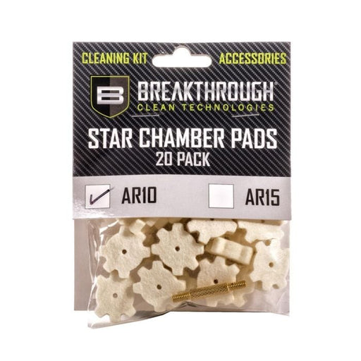 Breakthrough Clean Technologies AR-10 Chamber Star Pads 8-32 Threads Adapter