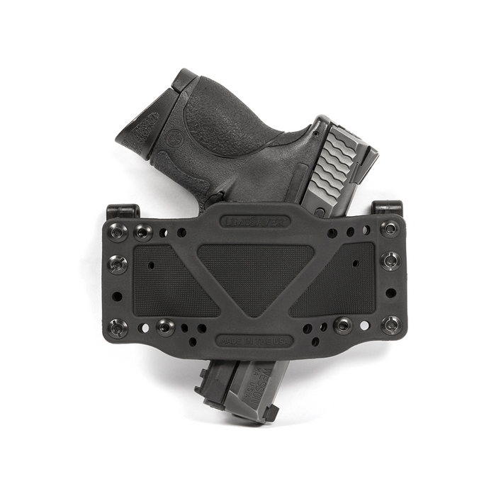 Limbsaver Holster Cross-tech Clip-on with Secure Strap - Black