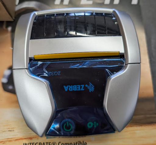 Zebra ZQ320, Mobile Receipt Printer, Black/White, Direct thermal