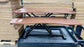 38in Standing Desk Converter Desk Riser for Dual Monitors w/ Keyboard Tray- Used