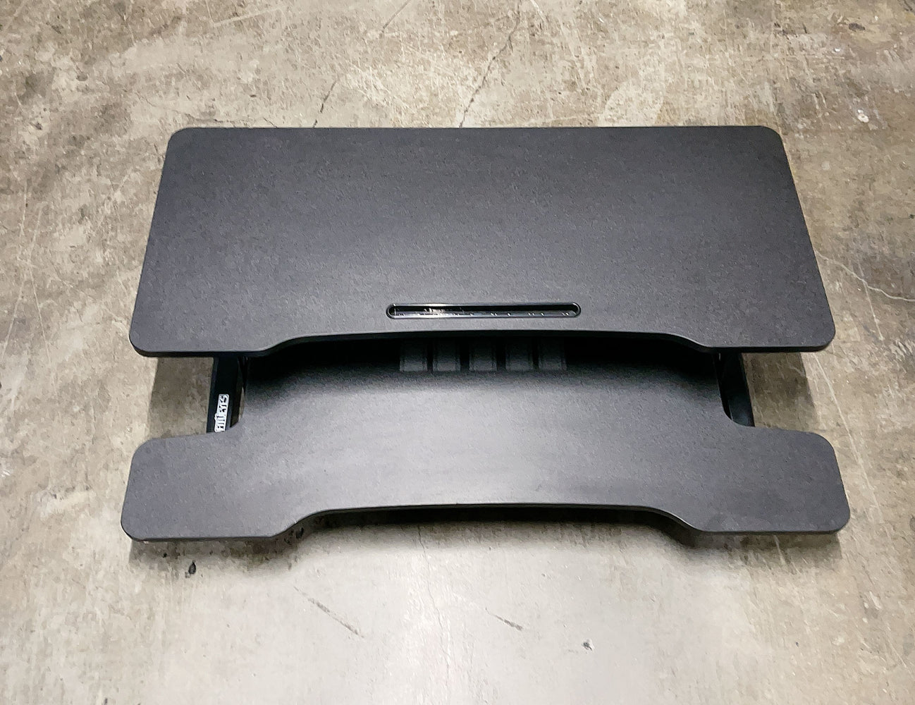 36in Standing Desk Converter Desk Riser for Dual Monitors w/ Keyboard Tray- Used