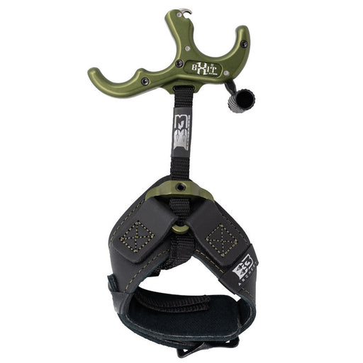 B3 Archery Exit Hunt Wrist Strap Thumb Button Release - OD Green