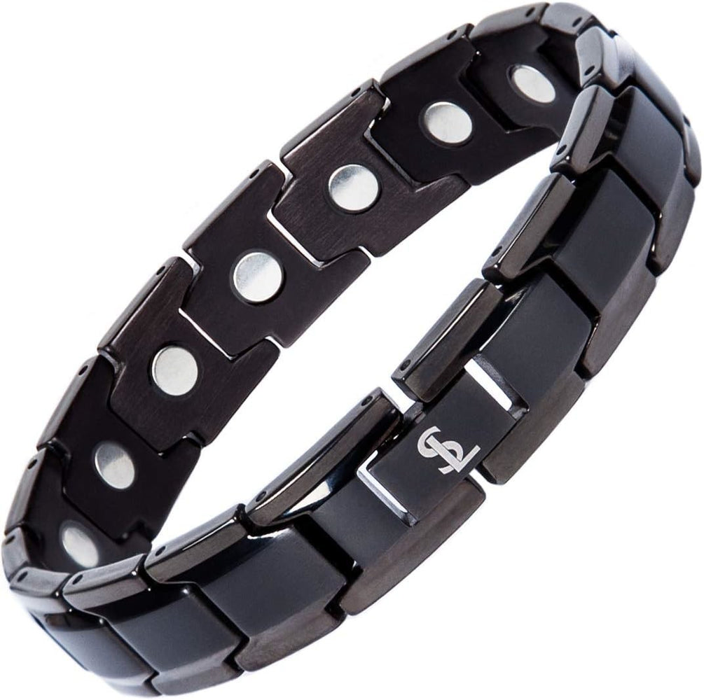 Smarter LifeStyle Elegant Titanium Magnetic Bracelet Adjustable Length - Used