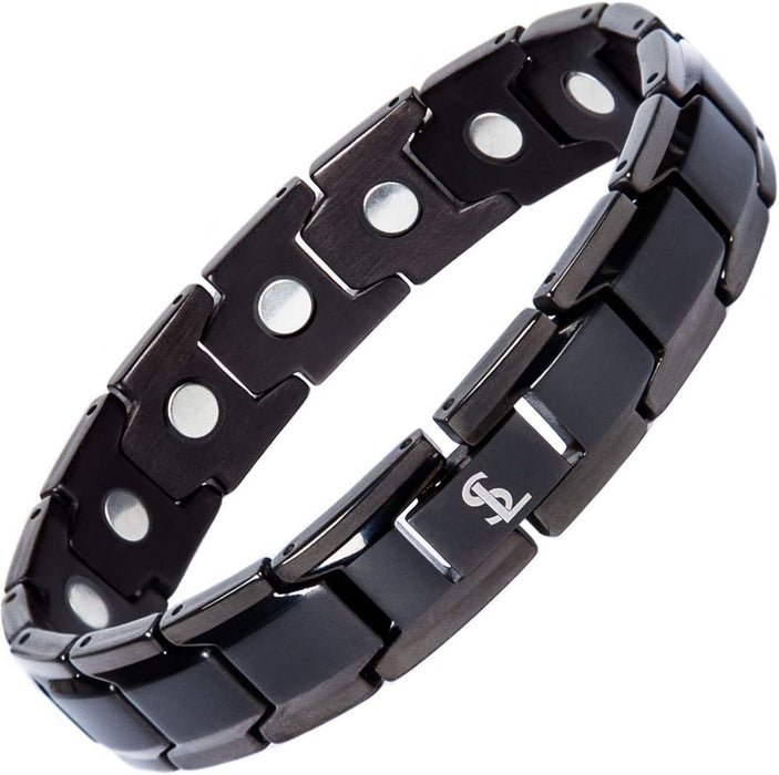 Smarter LifeStyle Elegant Titanium Magnetic Bracelet Adjustable Length - Used