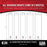 Bohning 5.5in Topographical Arrow Wraps Standard Size - 13/Pack