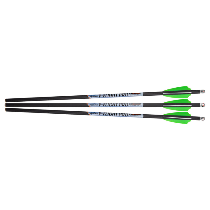 Excalibur V-Flight Pro Arrow 18" Illuminated Bolts for Hybrid Crossbows - 3/Pack
