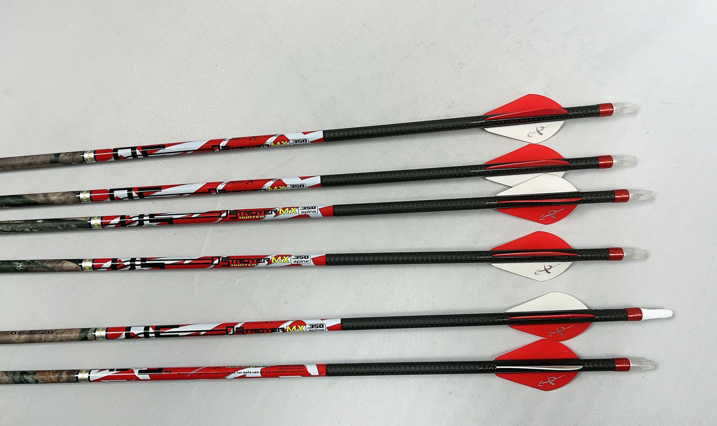 Carbon Express D-Stroyer MX Hunter Arrows 350 2 in. Vanes 6/Pack - Used