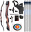 Sanlida Noble Standard Target Archery Beginner Recurve Bow Package 20Lbs - RH