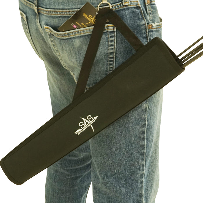 SAS Archery Side Tube Quiver with Belt Clip Black - Open Box
