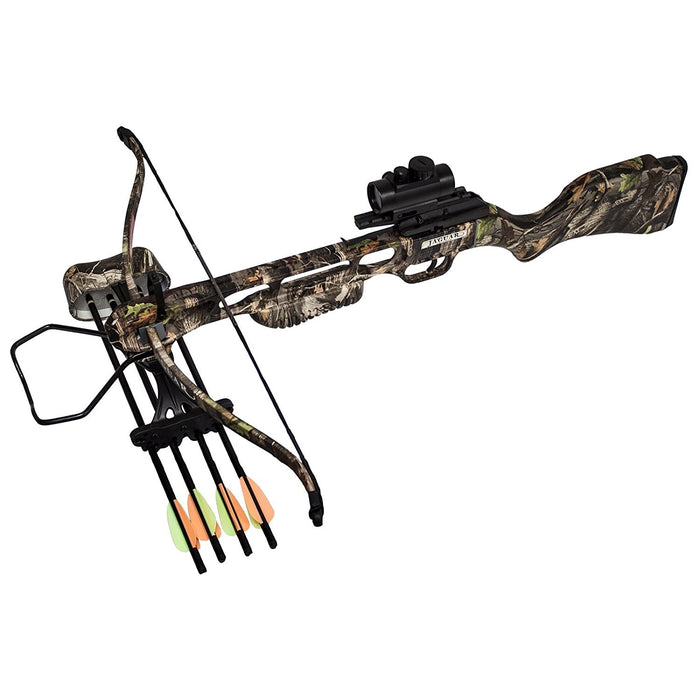 SAS Jaguar 175lbs Recurve Hunting Crossbow Deluxe Red Dot Scope Package