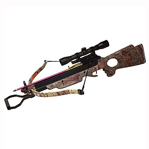 150 Lbs Wizard Hunting Crossbow 4x32 Scope Package with Arrows - Open Box