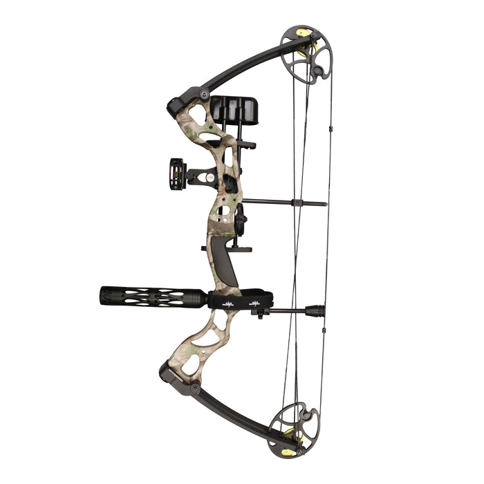 SAS Outrage 70 Lbs Hunting Compound Bow Travel Package