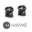 Hawke Sport Optics Riflescope Ring - 2pc 1" Weaver Double Hex Screws Matte