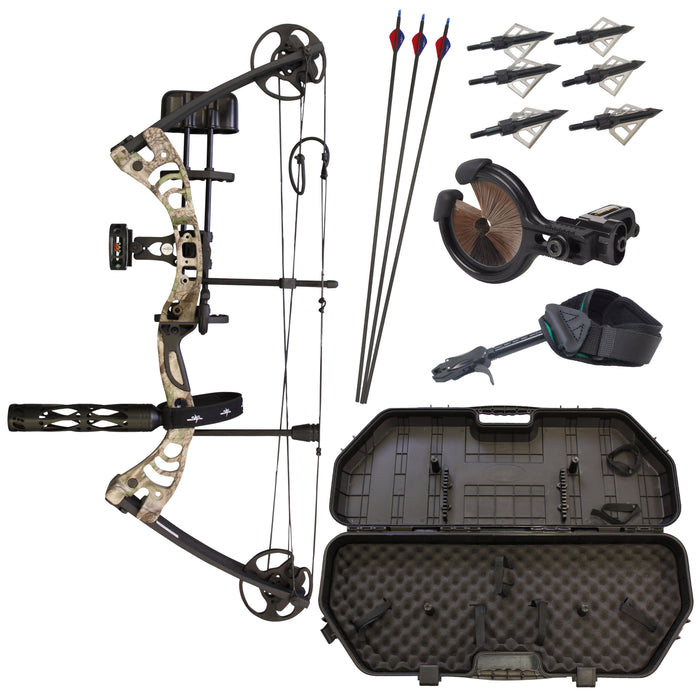 SAS Scorpii 55Lb Compound Bow Travel Package