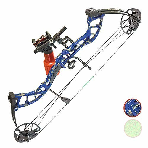PSE D3 Bowfishing Compound Bow Cajun Package US Made - Blue DK'D