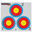 Morrell Single Spot/3 Spot/5 Spot Paper Archery Target Face - 100/Pack