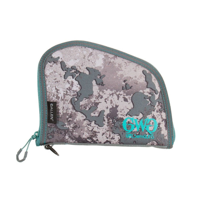 Allen Company Girls With Guns 8-inch Handgun Case - Heather Gray/Shade Camo