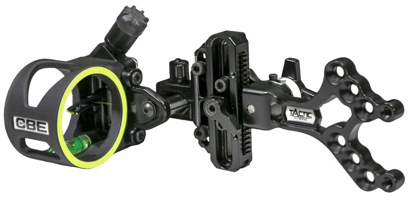 CBE Bow Sight Tactic Hybrid .019 Ambidextrous Black - 1 Pin or 3 Pin