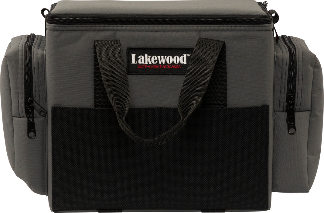 Lakewood Junior Tackle Box 13.5” L x 8.5” W x 12.25” H - Black/Gray/Green