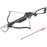 150lb Hunting Crossbow Aluminum Body with 2 Arrows 210 FPS Deer Hunting Black