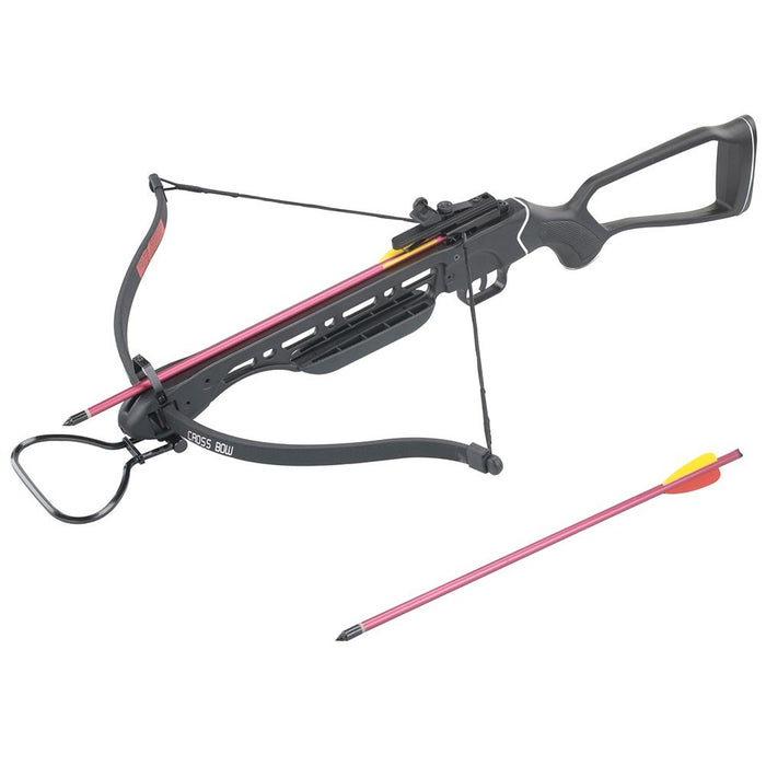 150lb Hunting Crossbow Aluminum Body with 2 Arrows 210 FPS Deer