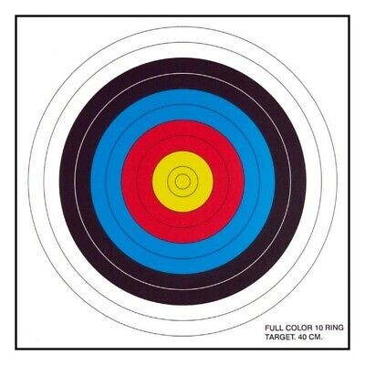 30-06 10 Ring Crossbow Paper Target Face - 6/Pack