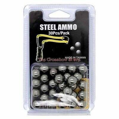 Wizard Slingshot Steel Ammo38 Caliber - 30/pack