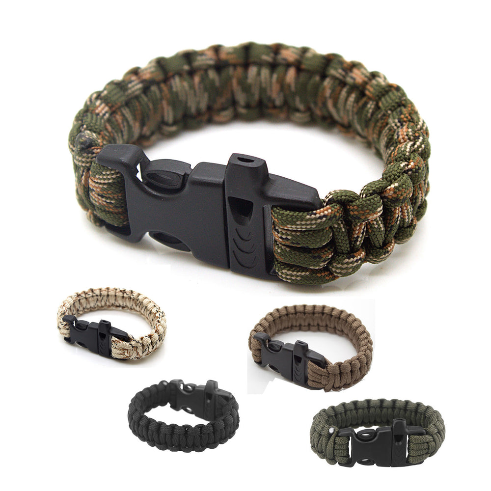 SAS Survival Paracord Bracelet 550lbs With Whistle
